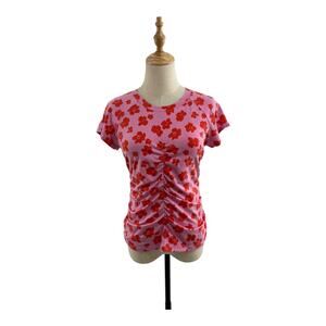 Sanctuary Pink/Red Floral Tee, SIze M